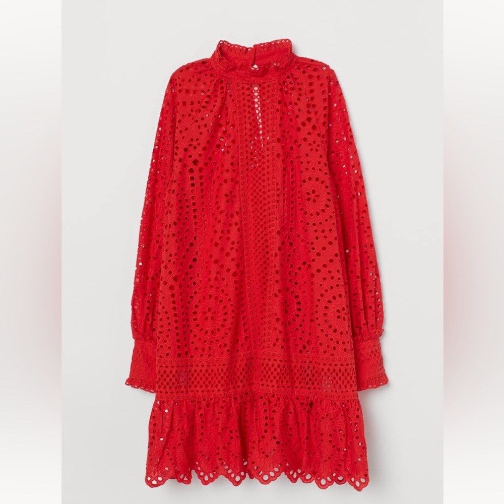 H&M eyelet embroidered tunic
